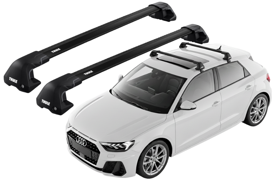 Barras THULE EDGE Flush para autos AUDI A1 desde 2019 negro