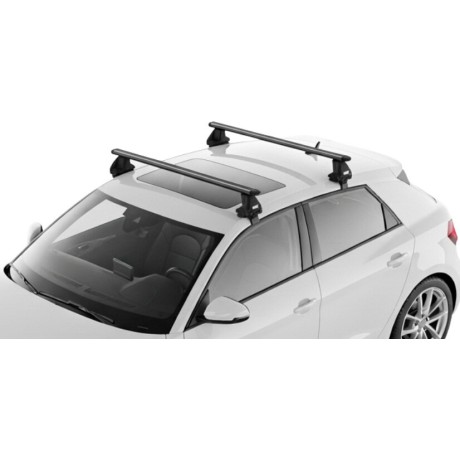 Barras THULE EVO WingBar para autos AUDI A1 desde 2019 negro