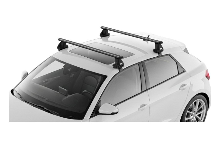 Barras THULE EVO WingBar para autos AUDI A1 desde 2019 negro