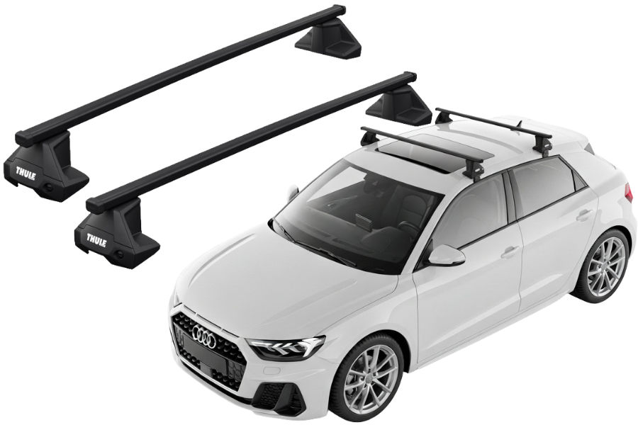 Barras THULE EVO SquareBar para autos AUDI A1 desde 2019