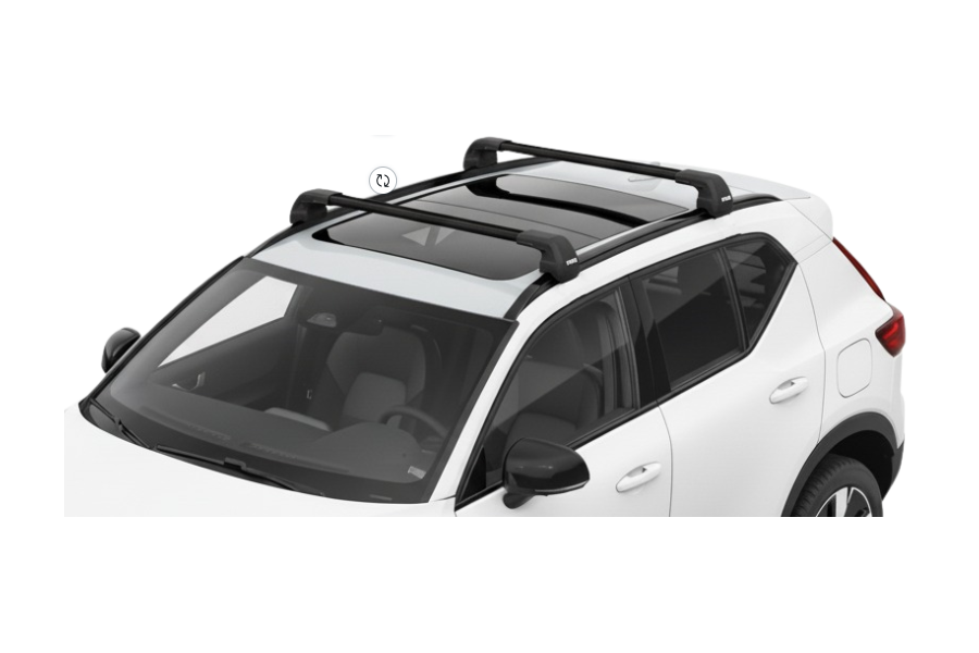 Barras THULE EDGE Flush para autos VOLVO EX40 2024- negro