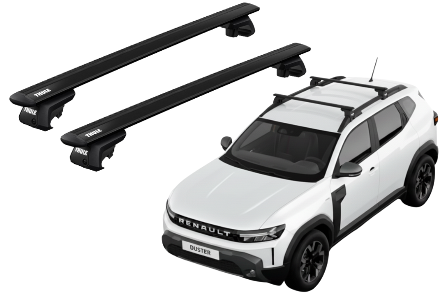 Barras Thule RENAULT Duster 25- RE / WingBar EVO BLACK