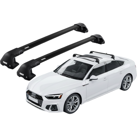Barras THULE EDGE Flush para autos AUDI A5 Sportback desde 2017 - 2024 negro