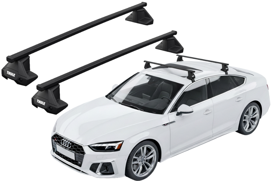 Barras THULE EVO SquareBar para autos AUDI A5 Sportback desde 2017 - 2024