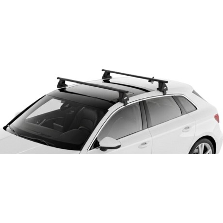 Barras THULE EVO SquareBar para autos AUDI A3 Sportback desde 2020