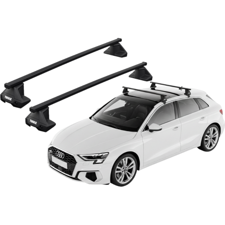 Barras THULE EVO SquareBar para autos AUDI A3 Sportback desde 2020