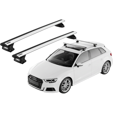 Barras THULE EVO WingBar para autos AUDI A3 Sportback 2013 a 2020