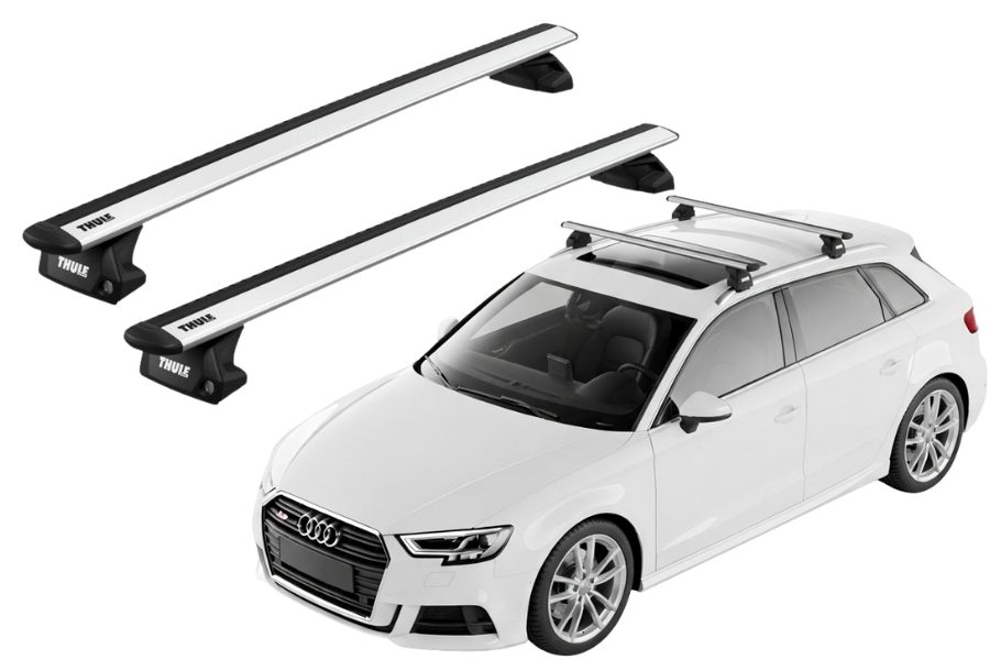 Barras THULE EVO WingBar para autos AUDI A3 Sportback 2013 a 2020