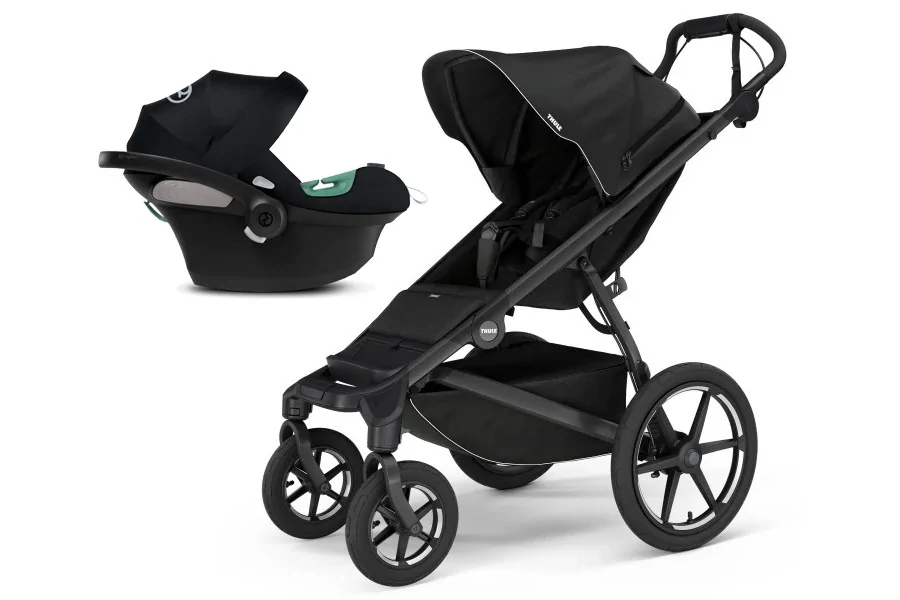 Coche Thule Urban Glide 4 Black + Silla Auto Cybex Nido Aton B2 I-Size