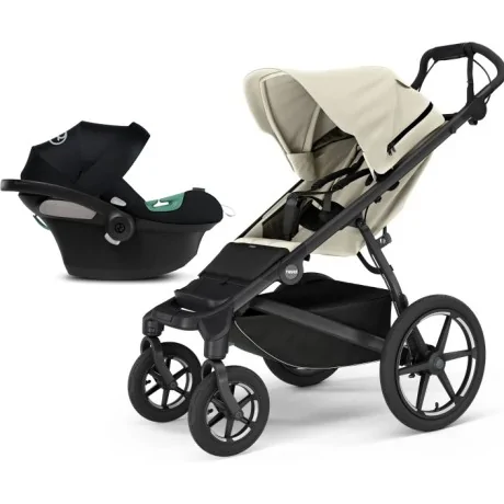 Coche Thule Urban Glide 4 Pelican + Silla Auto Cybex Nido Aton B2 I-Size