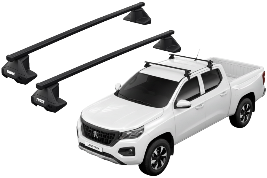 Barras THULE EVO SquareBar para autos PEUGEOT Landtrek desde 2023