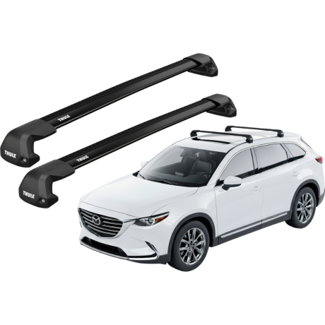 Barras THULE EDGE Flush para autos MAZDA CX-9 2007 a 2017 negro