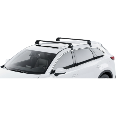 Barras THULE EDGE Flush para autos MAZDA CX-9 2007 a 2017 negro