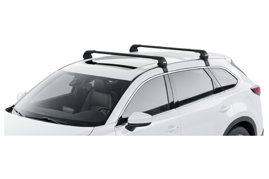 Barras THULE EDGE Flush para autos MAZDA CX-9 2007 a 2017 negro
