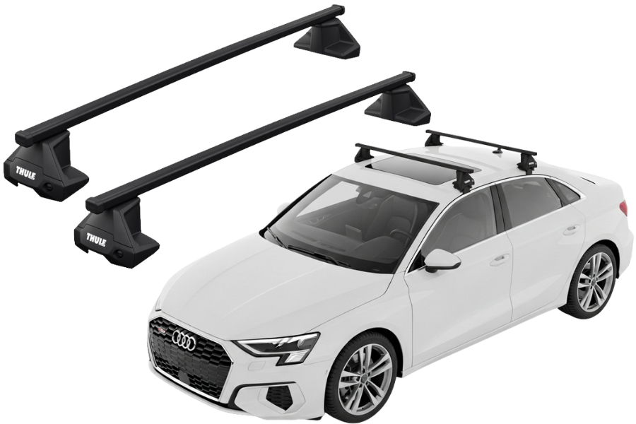 Barras THULE EVO SquareBar para autos AUDI A3 desde 2021