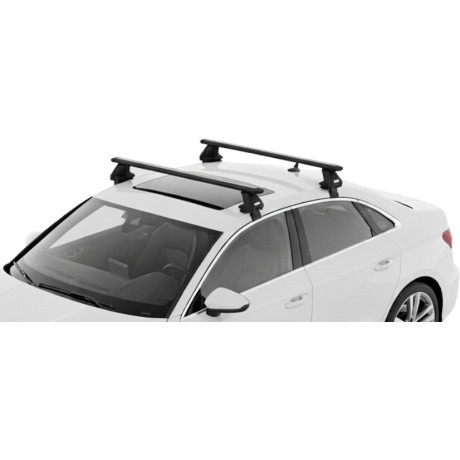 Barras THULE EVO WingBar para autos AUDI A3 desde 2021 negro