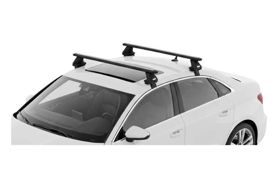Barras THULE EVO WingBar para autos AUDI A3 desde 2021 negro