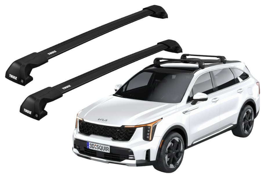 Barras THULE EDGE Flush para autos KIA Sorento desde 2021 negro