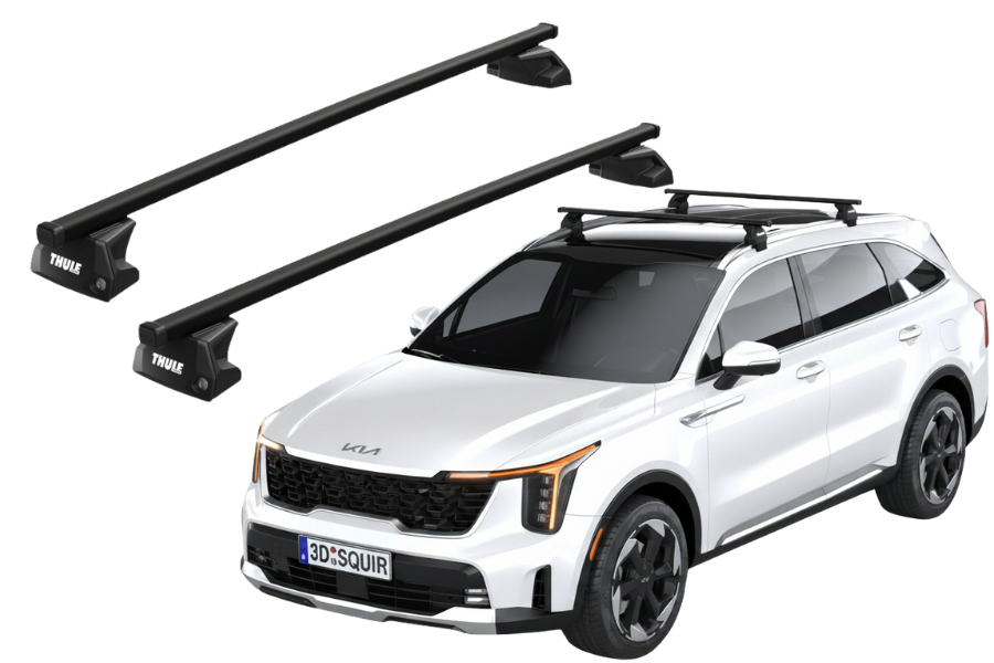 Barras THULE EVO SquareBar para autos KIA Sorento desde 2021