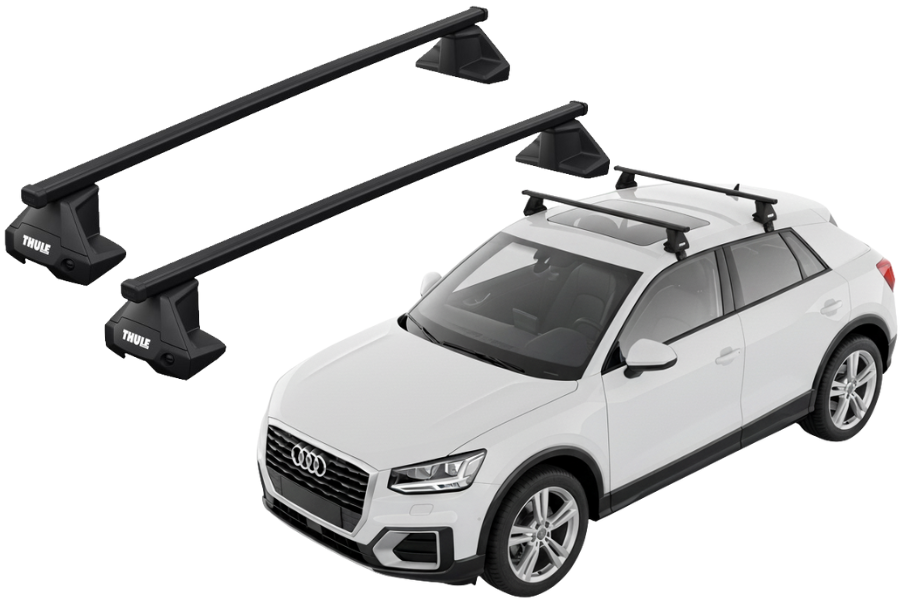 Barras THULE EVO SquareBar para autos AUDI Q2 desde 2017