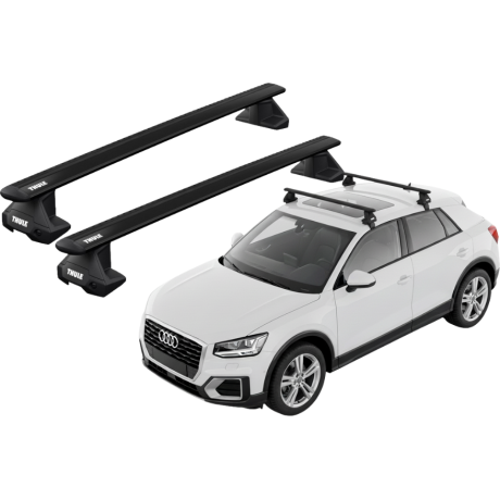 Barras THULE EVO WingBar para autos AUDI Q2 desde 2017 negro