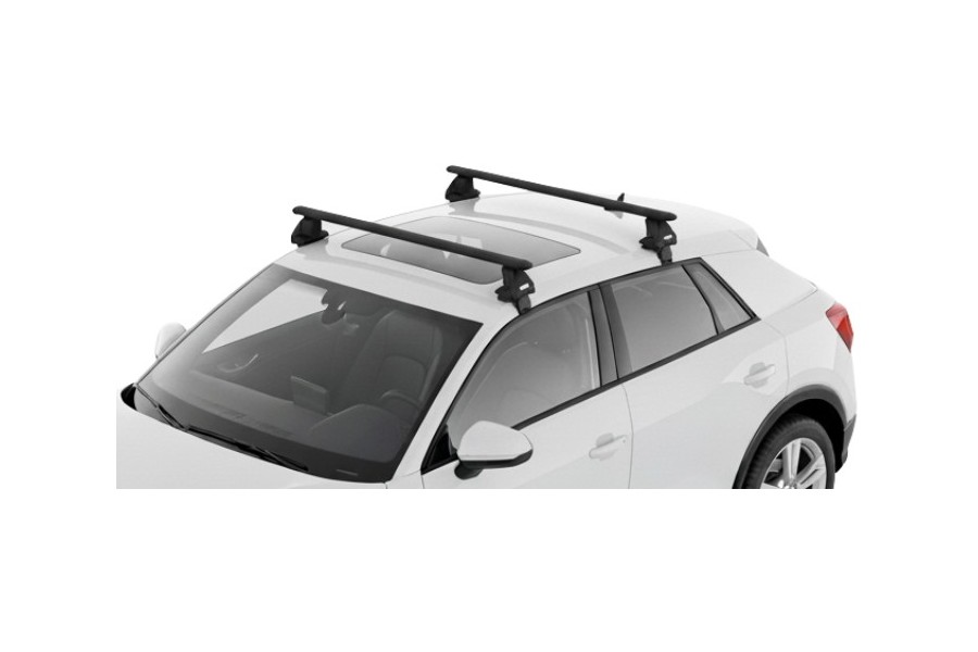 Barras THULE EVO WingBar para autos AUDI Q2 desde 2017 negro