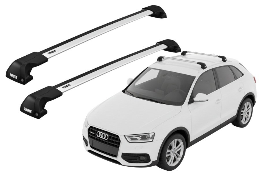 Barras THULE EDGE Flush para autos AUDI Q3 2012 a 2018