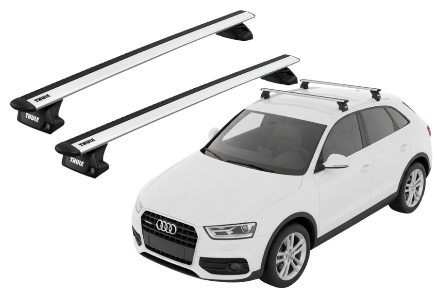 Barras THULE EVO WingBar para autos AUDI Q3 2012 a 2018