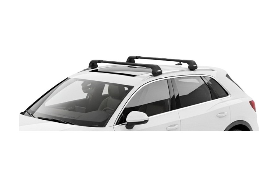 Barras THULE EDGE Flush para autos AUDI Q3 desde 2019 negro
