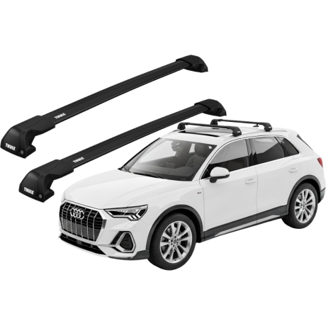 Barras THULE EDGE Flush para autos AUDI Q3 desde 2019 negro