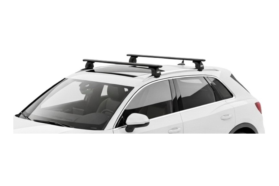 Barras THULE EVO WingBar para autos AUDI Q3 desde 2019 negro