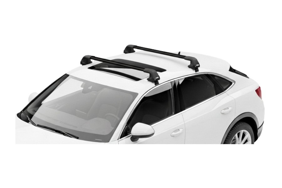 Barras THULE EDGE Flush para autos AUDI Q3 Sportback desde 2020 negro