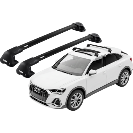 Barras THULE EDGE Flush para autos AUDI Q3 Sportback desde 2020 negro