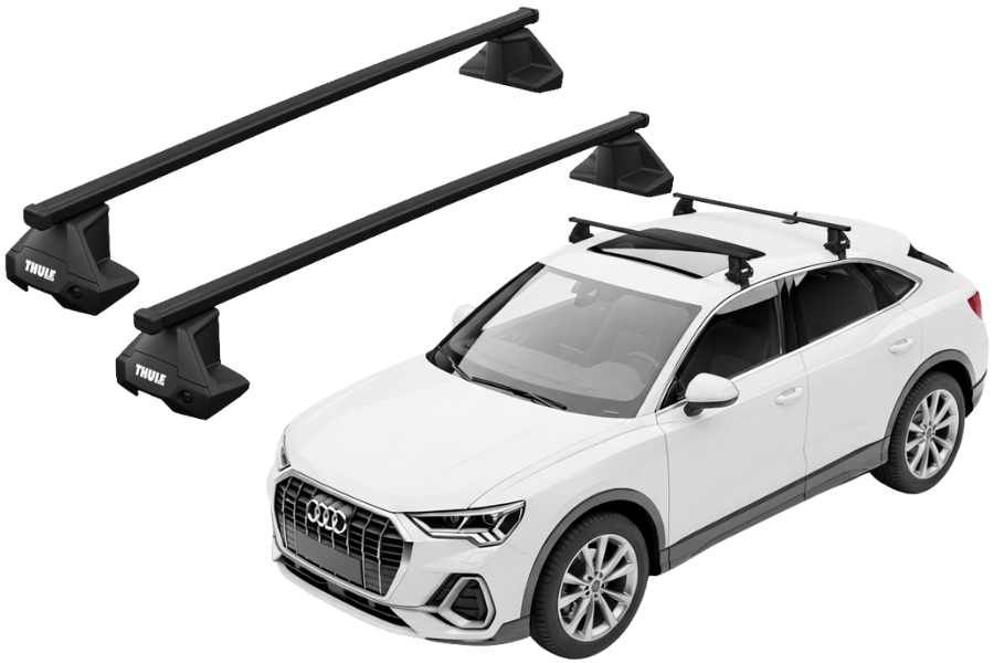 Barras THULE EVO SquareBar para autos AUDI Q3 Sportback desde 2020