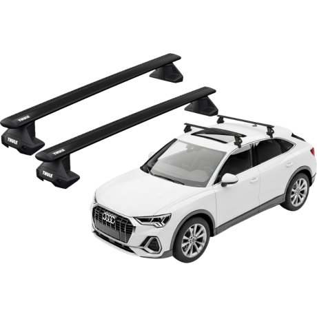 Barras THULE EVO WingBar para autos AUDI Q3 Sportback desde 2020 negro