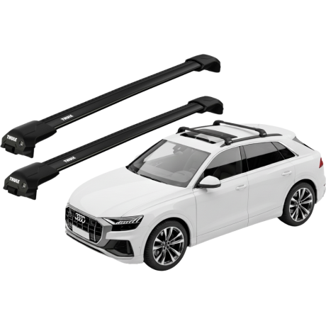 Barras THULE EDGE Flush para autos AUDI Q8 desde 2019 negro