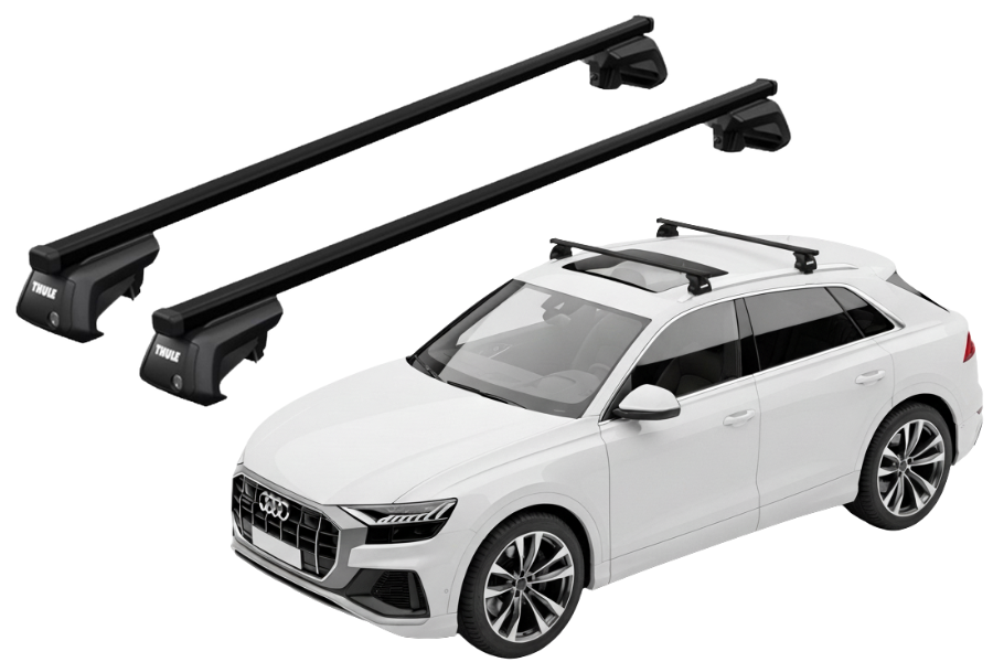 Barras THULE EVO SquareBar para autos AUDI Q8 desde 2019