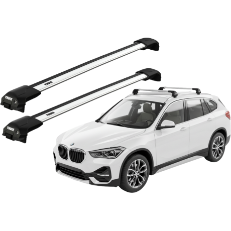 Barras THULE EDGE Flush para autos BMW X1 (F48) desde 2016 al 2022