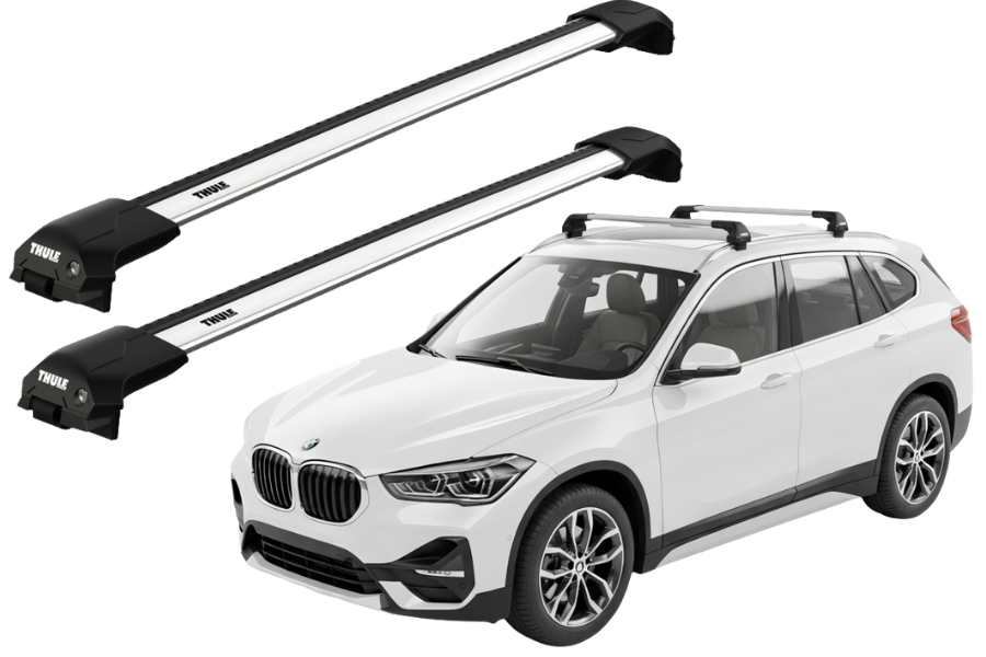 Barras THULE EDGE Flush para autos BMW X1 (F48) desde 2016 al 2022