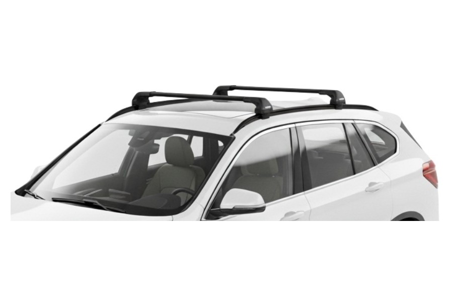 Barras THULE EDGE Flush para autos BMW X1 (F48) desde 2016 al 2022 negro