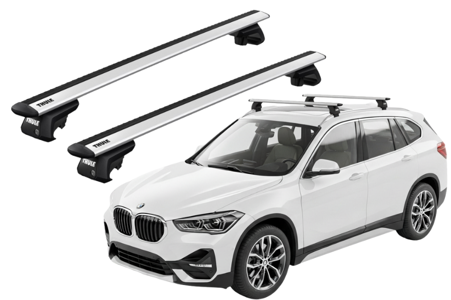 Barras THULE EVO WingBar para autos BMW X1 (F48) desde 2016 al 2022