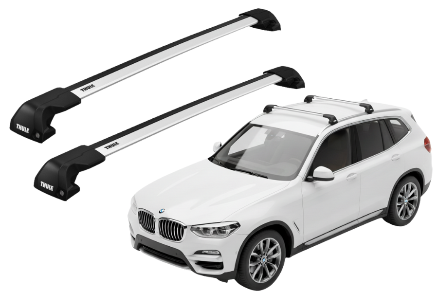 Barras THULE EDGE Flush para autos BMW X3 desde 2018-2024
