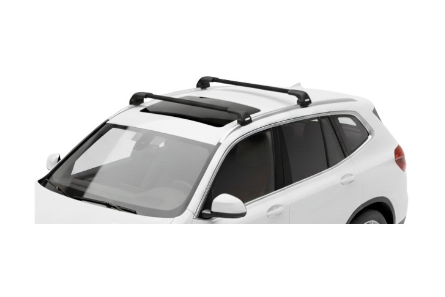Barras THULE EDGE Flush para autos BMW X3 desde 2018-2024 negro