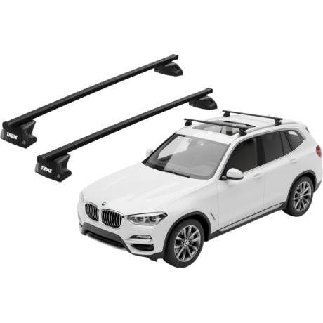 Barras THULE EVO SquareBar para autos BMW X3 desde 2018-2024