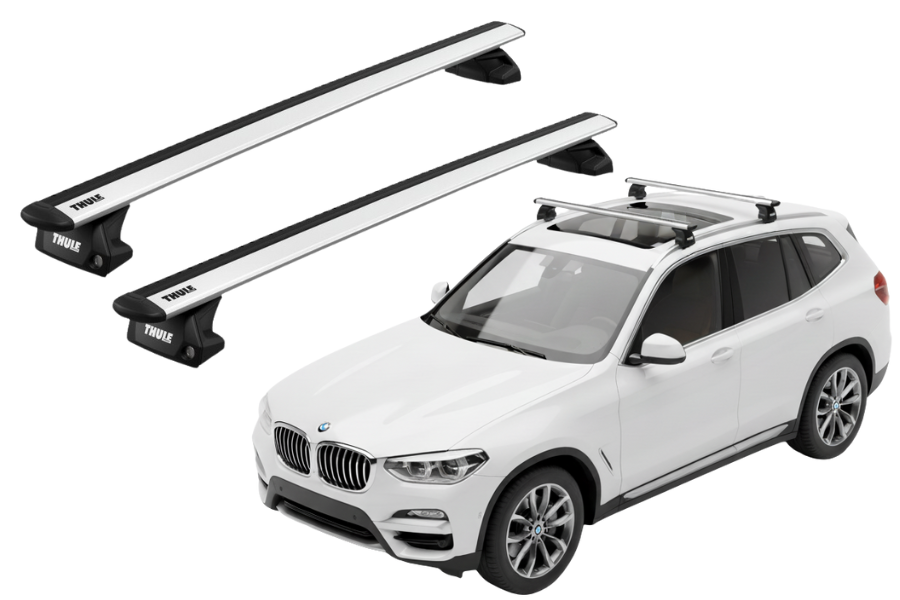 Barras THULE EVO WingBar para autos BMW X3 desde 2018-2024