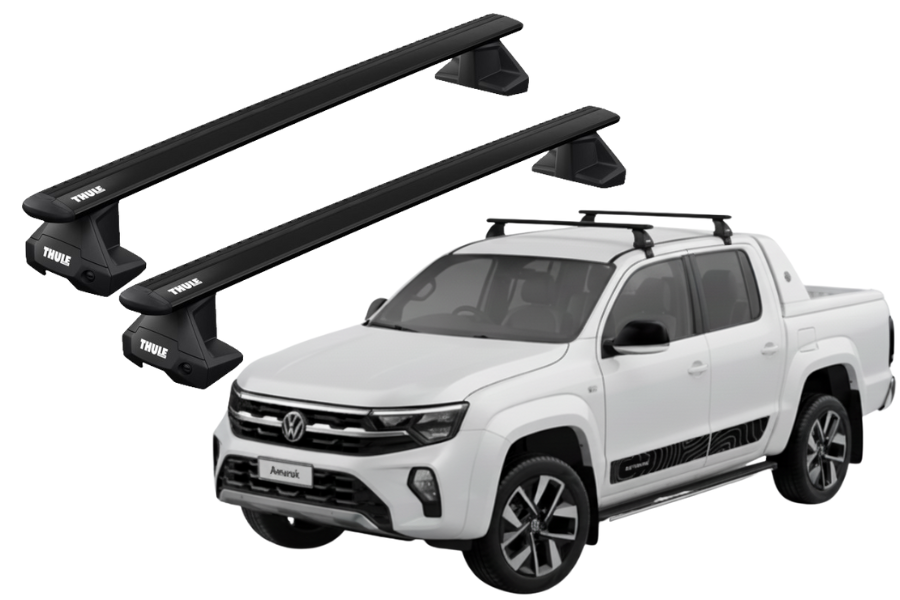 Barras THULE EVO WingBar para autos VOLKSWAGEN Amarok desde 2023 negro