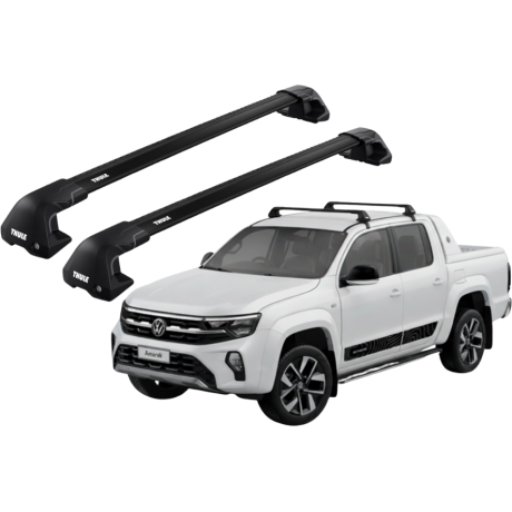 Barras THULE EDGE Flush para autos VOLKSWAGEN Amarok desde 2023 negro