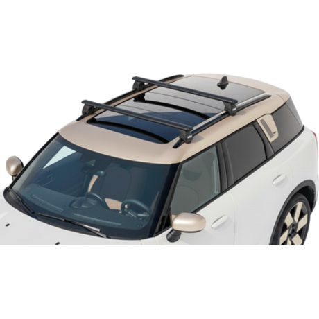 Barras THULE EVO WingBar para autos MINI Countryman (R60) 2010 a 2016 negro