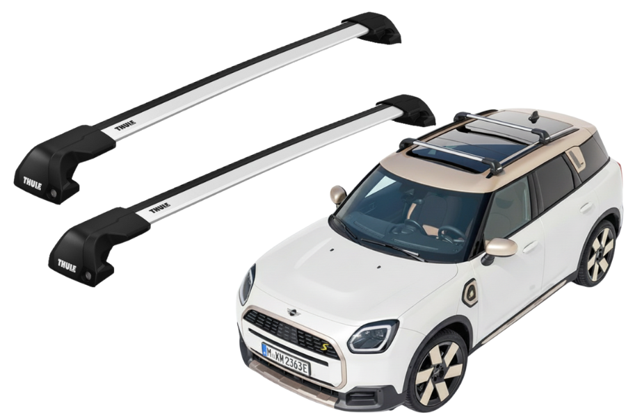 Barras THULE EDGE Flush para autos MINI Countryman (R60) 2010 a 2016