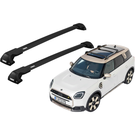 Barras THULE EDGE Flush para autos MINI Countryman (R60) 2010 a 2016 negro